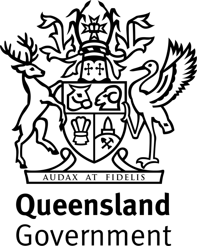 Queensland Government logo, Department of Transport and Main Roads